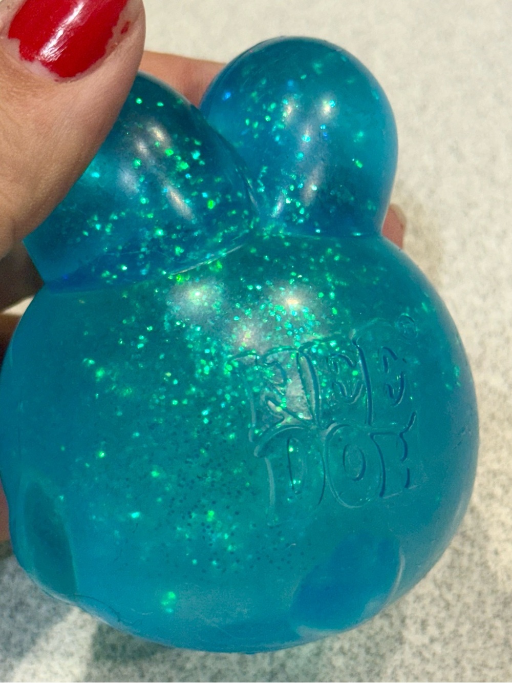 Needoh Jellyhops Jelly Hops BLUE Bunny Rabbit Schylling Sugar Squishy Viral - Picture 4 of 5